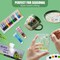 Glass Paint Stained Transparent Glass Window Paint Set Great for Glass Painting Wine Glasses Light Bulbs Ceramic Non-Toxic Waterproof Christmas Art Decor(12 Colors/4.9Oz)